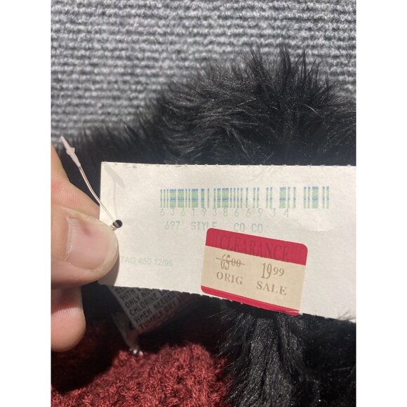 Style & Co Knit Coatigan Women’s Size M Red Long Sleeve NWT MSRP $65 - Picture 4 of 9